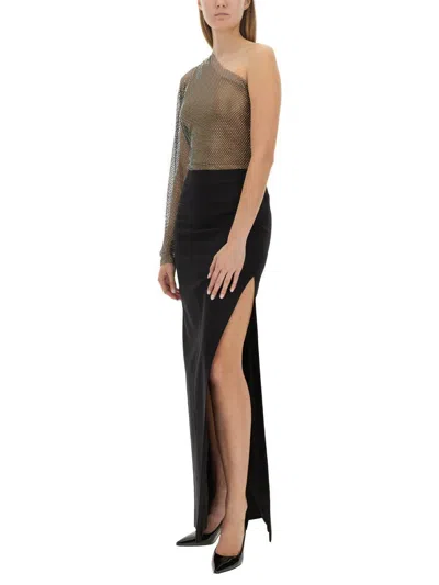 Shop Genny Skirt With Slit In Black