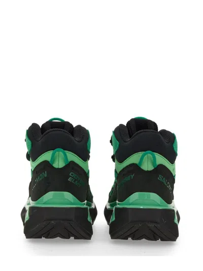 Salomon Odyssey Elmt Mid Gore-tex Unisex In Green