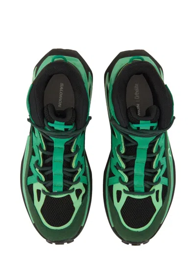 Salomon Odyssey Elmt Mid Gore-tex Unisex In Green