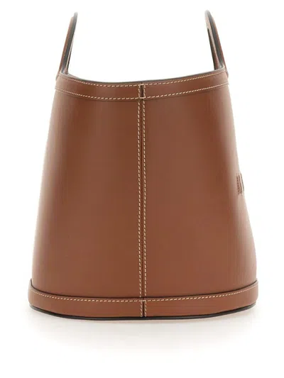 Marni Small Tropicalia Top Handle Bag In Brown