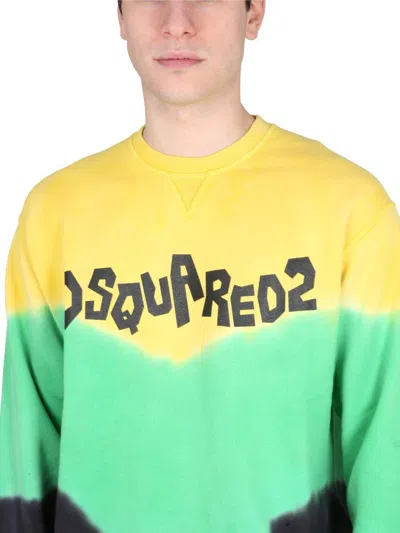 Shop Dsquared2 Jamaica Sweatshirt In Multicolour