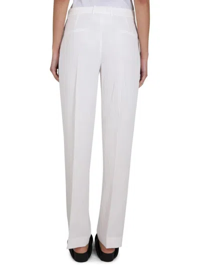 Shop Fabiana Filippi "straight Fit" Pants In White