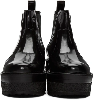 Pierre Hardy Jodhpur Polished Leather Platform Boot, Black | ModeSens