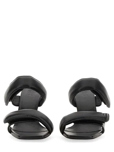 Gia Borghini Black Pernille Teisbaek Edition Perni 03 Heeled Sandals In Black