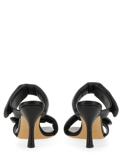 Gia Borghini Black Pernille Teisbaek Edition Perni 03 Heeled Sandals In Black