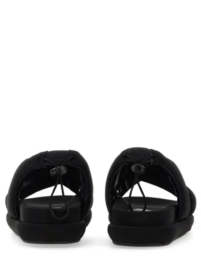 Gia Borghini Padded-design Chunky Sandals In Black