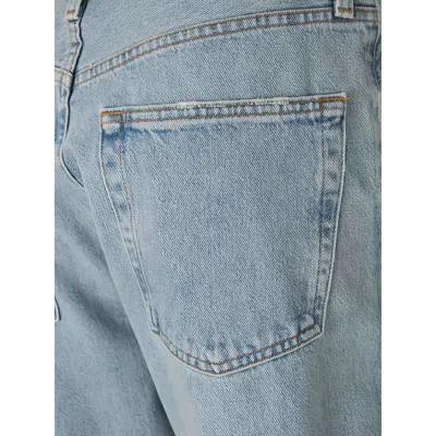 Agolde Denim Straight-leg Jeans In Blue