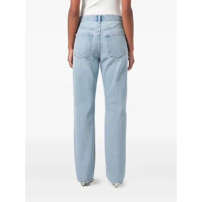 Agolde Denim Straight-leg Jeans In Blue