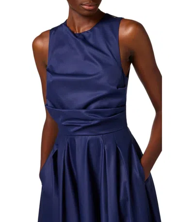 Shop Elisabetta Franchi Oltremare Midi Dress