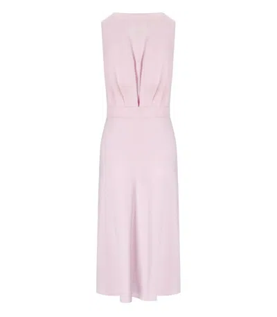 Elisabetta Franchi Quarzo Midi Dress In Pink