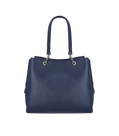 Emporio Armani Eagle Charm Palmellato Shopper Bag