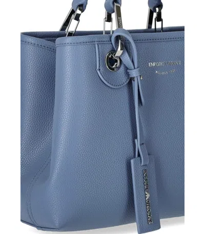 Emporio Armani Official Store Medium Myea Shopper Bag With Deer Print