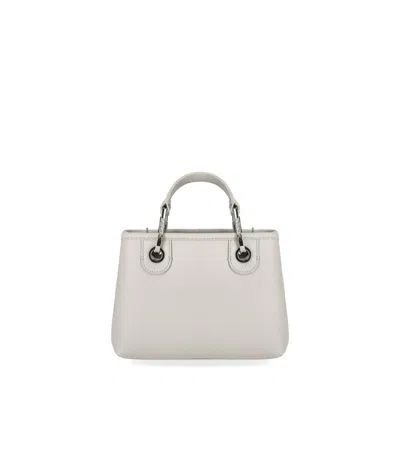 Emporio Armani Myea Small White Shopping Bag