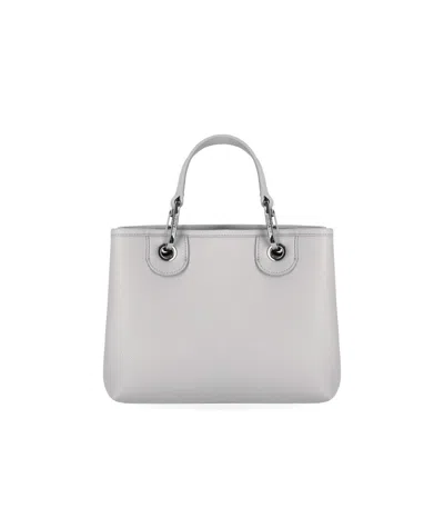 Emporio Armani Myea Small White Shopping Bag
