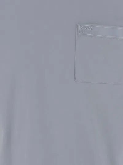 K-way Cotton T-shirt In Grey
