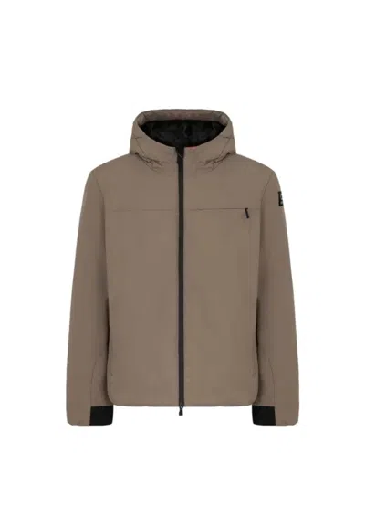 Suns Men's Jacket  Aurelio Velour Fossil In Grigio Neri E Grigi