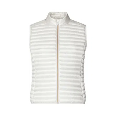 Save The Duck Lightweight Slim Fit Vest In White