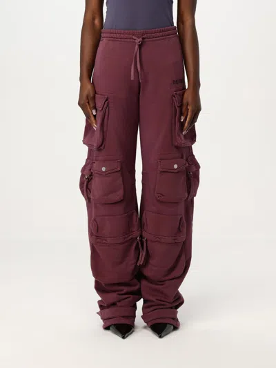 Attico Pants The  Woman Color Violet In Violet