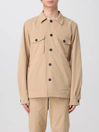 Save The Duck Beige 'bard' Jacket With Pockets In Camel