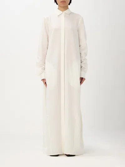 Totême Toteme Women Long Shirt Dress In White