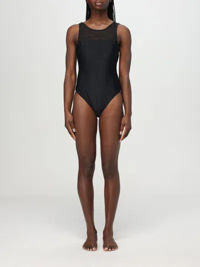 Karl Lagerfeld Signature Rio Swimsuit In Black