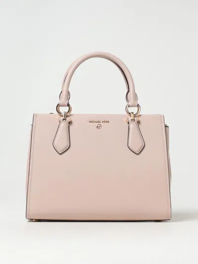 Michael Kors Pink Fabric Handbag In Pink
