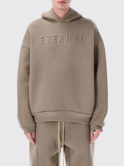 Fear Of God Eternal Relaxed Fit Crew Neck In Brown