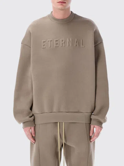 Fear Of God Eternal Relaxed Fit Crew Neck In Brown