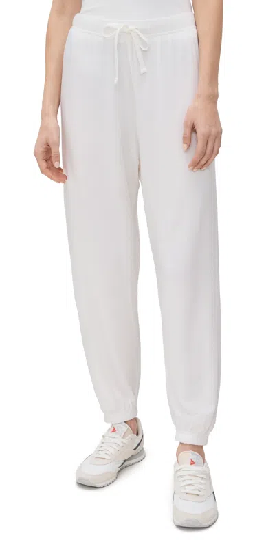 Splits59 Andie Oversized Fleece Sweat Pant In White