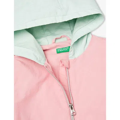 Benetton Multicolor Hooded Jersey-lined Shell Rain Jacket 18 Months - 6 In Multicolor