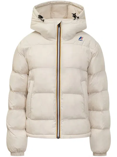 K-way Le Vrai 3.0 Claude Puffer Jacket In White