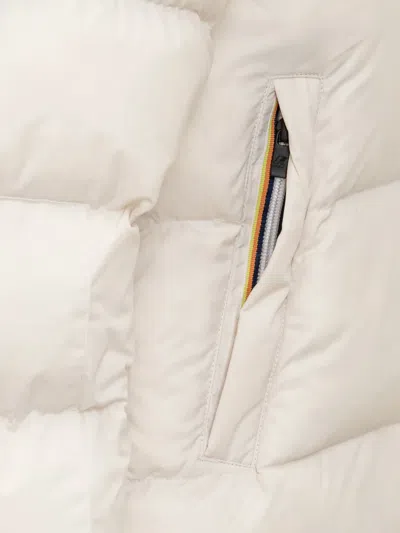 K-way Le Vrai 3.0 Claude Puffer Jacket In White