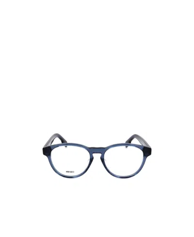 Kenzo Logo Flat Mirror In Blue