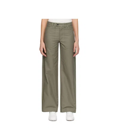 Apc Khaki Berry Trousers In Khaki