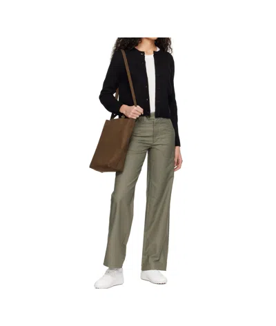 Apc Khaki Berry Trousers In Khaki