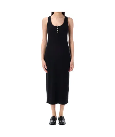Anine Bing Alessia Tank Midi Dress In Black
