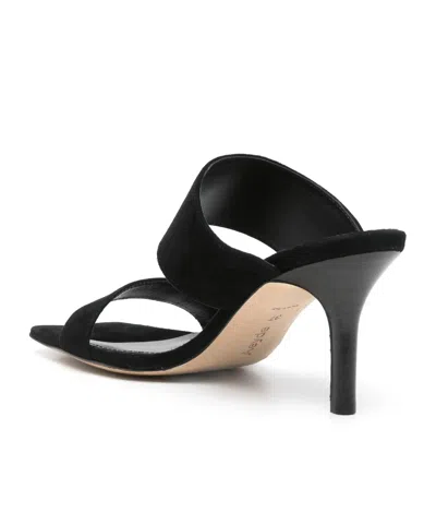 Aeyde Woman Sandals Black Size 7 Leather In Black