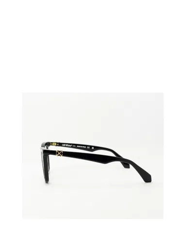 Off-white Full Frame Plain Mirror In Black