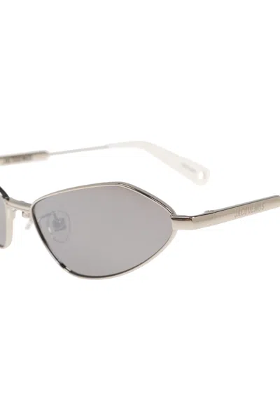 Jacquemus Full Frame Sunglasses In Silver