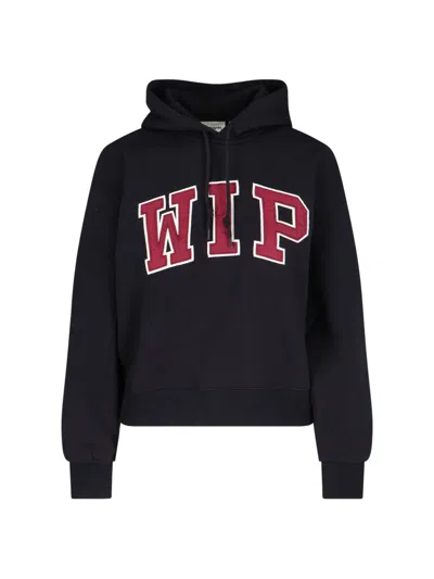 Carhartt Knitwear Hood And Ribbed Cuffs In Black