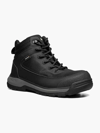 Bogs Men's Shale Mid Composite Toe Esd Boots In Black In Black