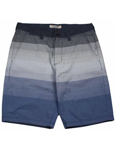 Flags & Anthem Men's Schields Striped Textured Short In Blue/grey In Blue