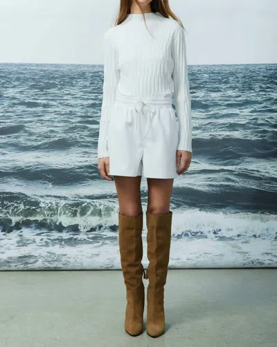 Melissa Nepton Stoney Short In White