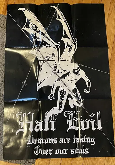 Pre-owned Half Evil Demons Are Taking Over Huge Poster - 36” X 24” In Black