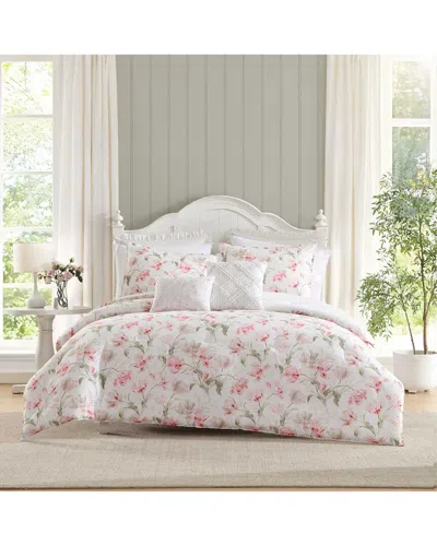 Laura Ashley 180 Thread Count Gosford Cotton Comforter Set