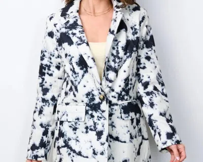 Wffs Tie Dye Jacket In White In White