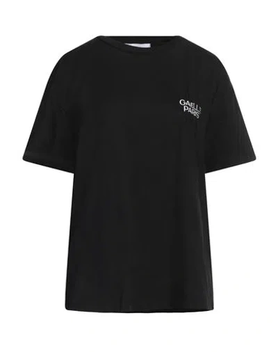 Gaelle Paris Gaëlle Paris Woman T-shirt Black Size 1 Cotton In Black