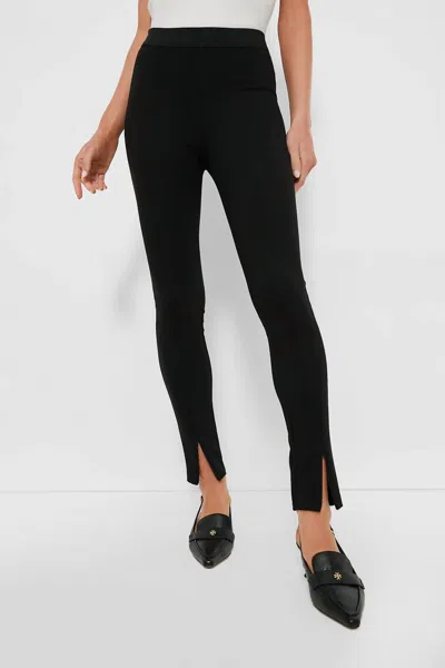 Emerson Fry Zip Layering Pant In Black Ponte In Multi