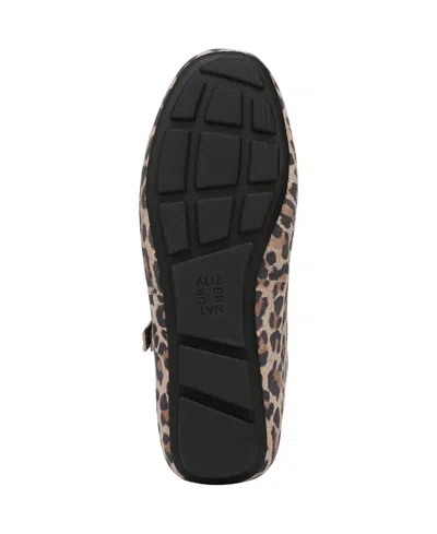 Naturalizer Women's Behold Round Toe Mary Jane Flats In Leopard Suede