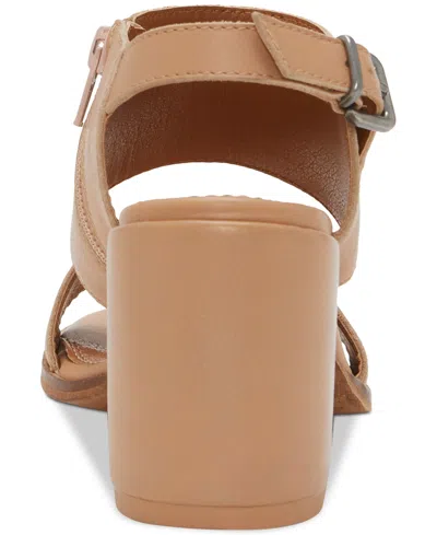 Lucky Brand Women's Dinzin Two-strap Block-heel Sandals In Rhodonite Matte